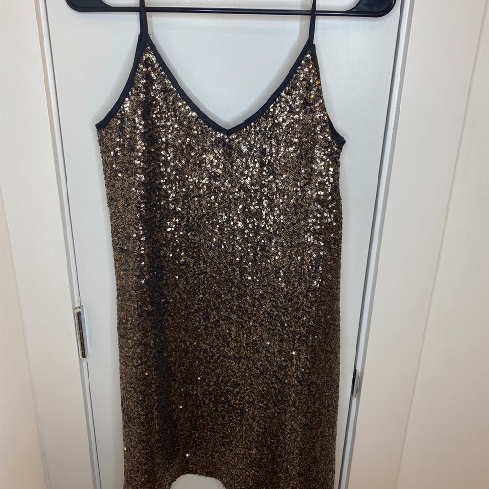 NWT gold dress